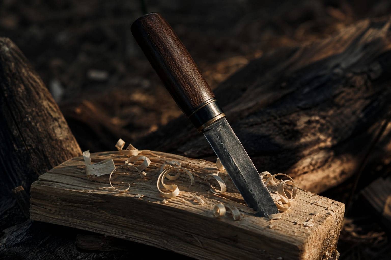 Knives & Tools category — Hand tools shaped by Japanese blade tradition — at home in a kitchen, at a campsite, on a workbench.